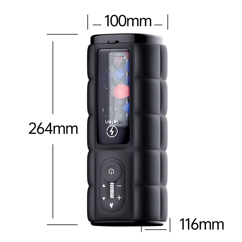 Leten Zero Gravity：Deluxe Thrusting Masturbator – 10 Thrust Modes, 6 Speed Levels, 360° Warming System