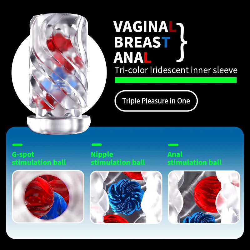 Leten Zero Gravity：Deluxe Thrusting Masturbator – 10 Thrust Modes, 6 Speed Levels, 360° Warming System