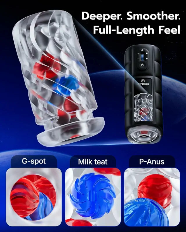 Leten Strap-On Thrusting Masturbator 