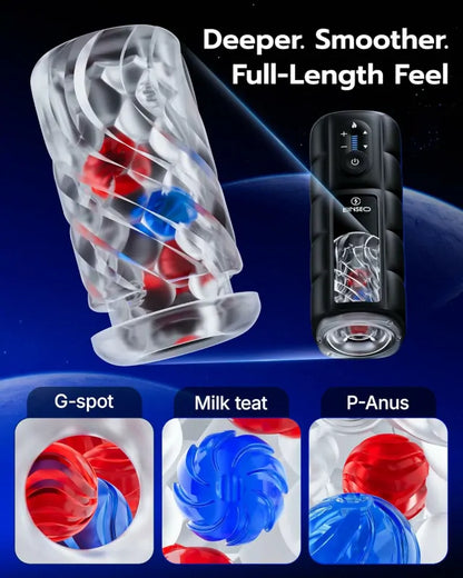 Leten Strap-On Thrusting Masturbator 