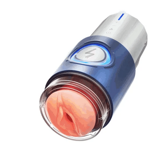 Automatic Thrusting Stroker with Heating Function  Realistic Pussy Sleeve