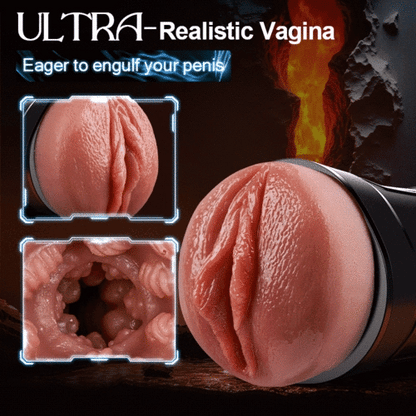MasturbatorsX Ultra-Realistic Electric Pocket Vagina Masturbator