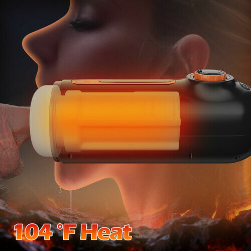 Masturbatorsx 6-in-1 Thrusting & Vibrating Blow Job Masturbator Cup For beginner