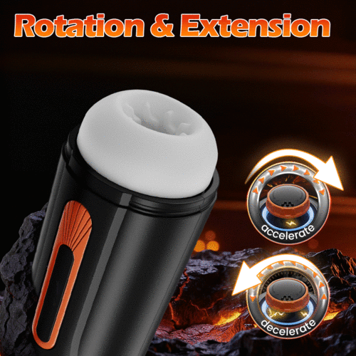 Masturbatorsx 6-in-1 Thrusting & Vibrating Blow Job Masturbator Cup For beginner