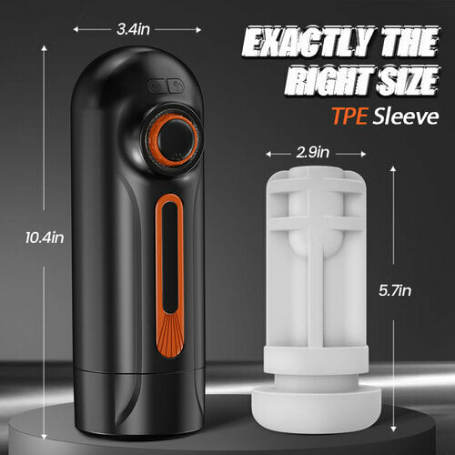 Masturbatorsx 6-in-1 Thrusting & Vibrating Blow Job Masturbator Cup For beginner