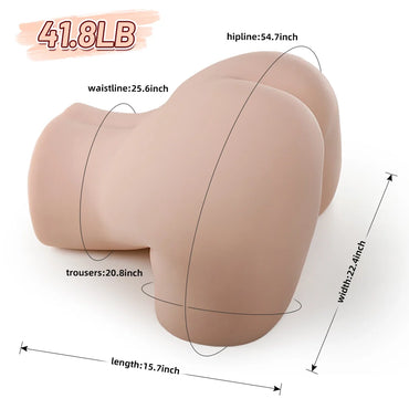 Hope: 41.8lb soft liquid jelly big butt sex torso