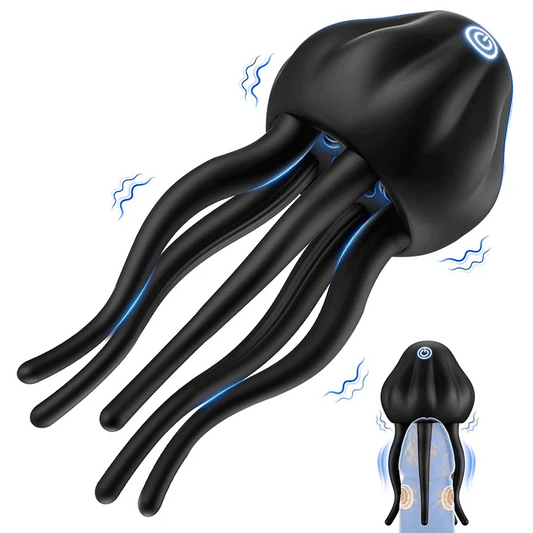 Octopus Penis Vibrator With 10 Vibrating Modes Waterproof
