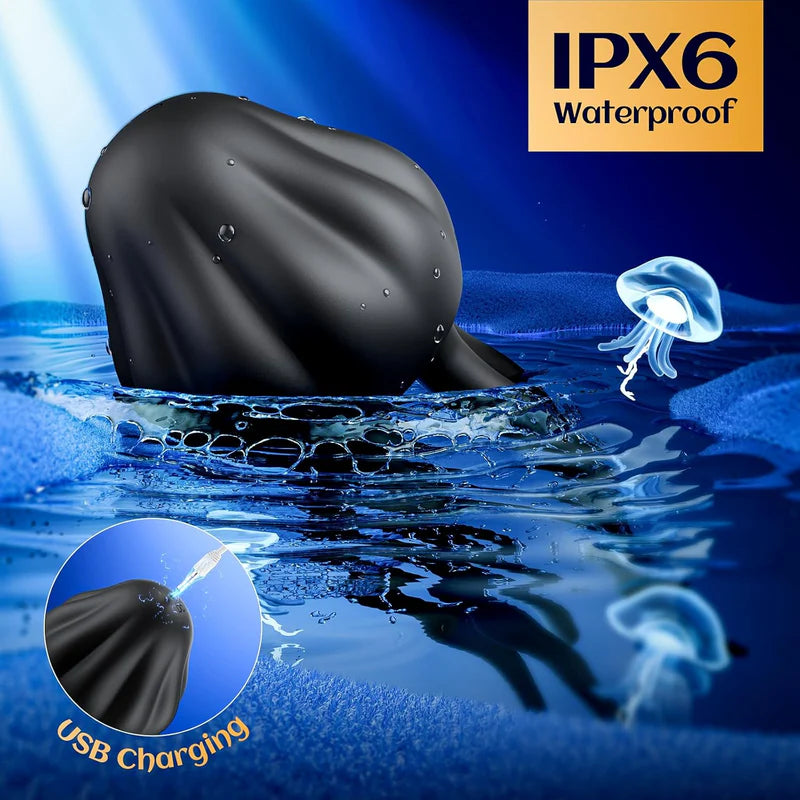 Octopus Penis Vibrator With 10 Vibrating Modes Waterproof