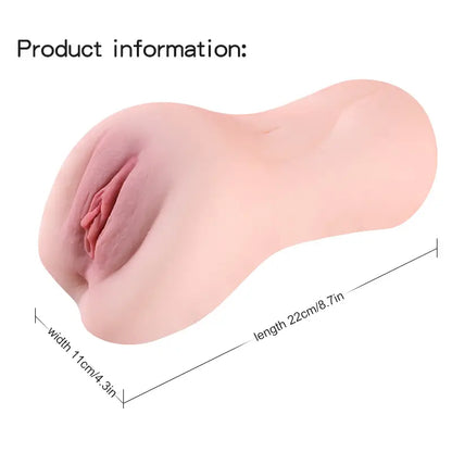 2.4 lb Discreet Pocket Pussy Masturbator Real Feel Silicone Pleasure Cup