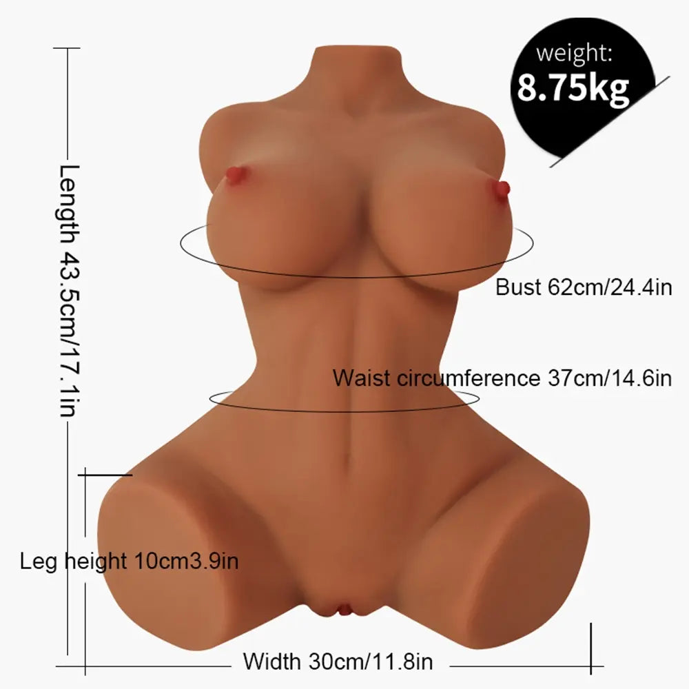 Mia - 19.4LB Ultra Lifelike Sex Toy Female Torso