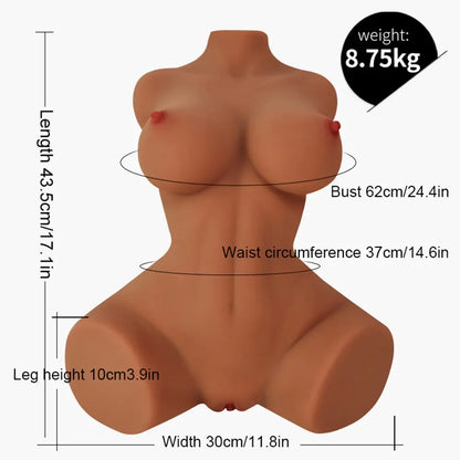 Mia - 19.4LB Ultra Lifelike Sex Toy Female Torso
