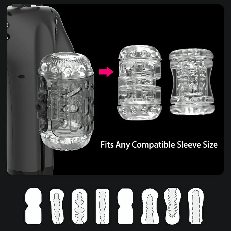 Hands-Free Thrusting Male Masturbator With Phone Mount