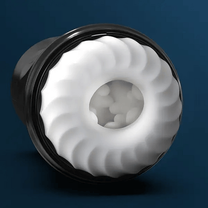 Powerful thrust male masturbator twisting thrusting vibrating