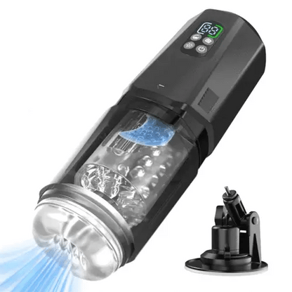 Hands Free Masturbator with 7 Thrusting Rotating Vibrating and App Interaction