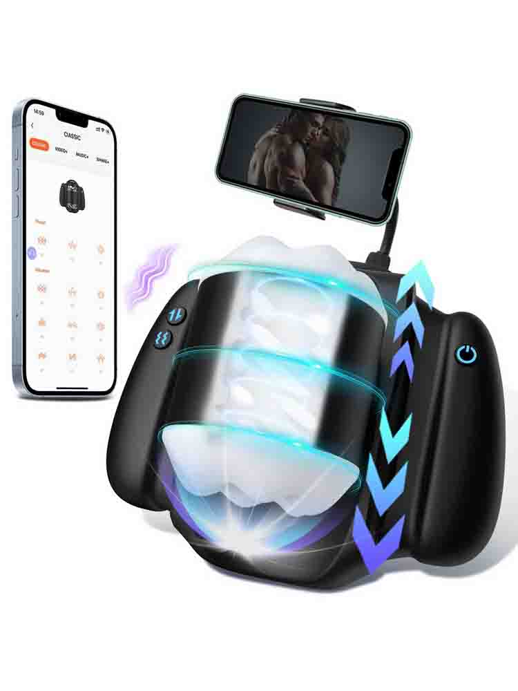Hands-Free Thrusting Penis Toy with App Control