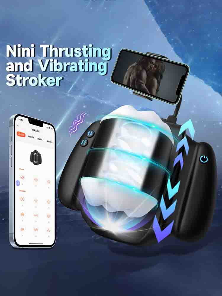 Hands-Free Thrusting Penis Toy with App Control