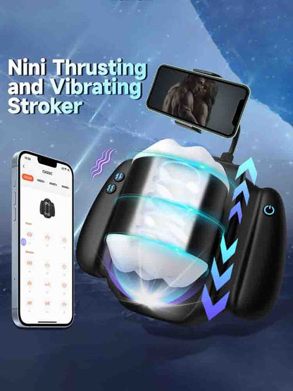 Hands-Free Thrusting Penis Toy with App Control