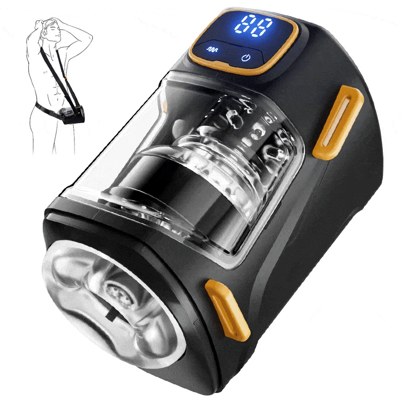 Wearable Hands-Free Stroker with 9 Thrusting & Vibration Modes