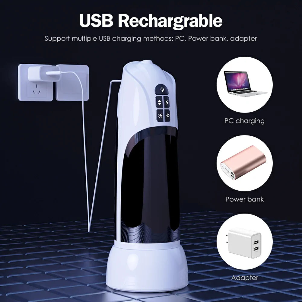 Automatic Stroker for Large Size with 7 Thrust & Suction Modes