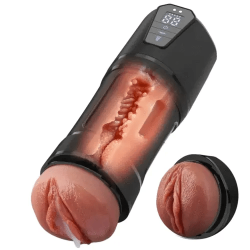 Ultra-Realistic Electric Pocket Vagina Masturbator with 10 Vibrations 5 Suctions