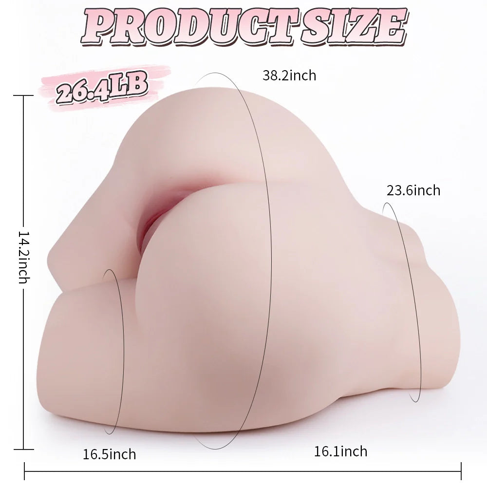 Yasmin-28.66LB Realistic BBW Big Booty Sex Torso