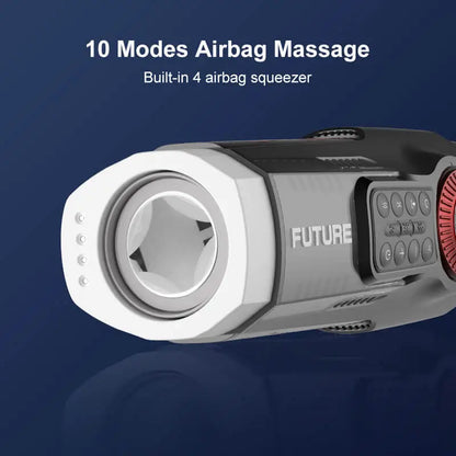 Leten Future Pro Totem Version: Luxury Heated Stroker with 10 Thrusting Modes & Airbag Grip