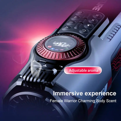 Leten Future Pro Totem Version: Luxury Heated Stroker with 10 Thrusting Modes & Airbag Grip