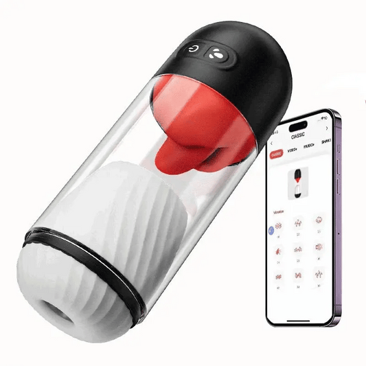 Shower Stroker  APP Controlled 9 Vibration Rotating & Licking