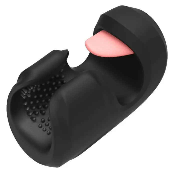 Tongue Lick and Vibration Glans Trainer 10 Modes for Endurance and Pleasure