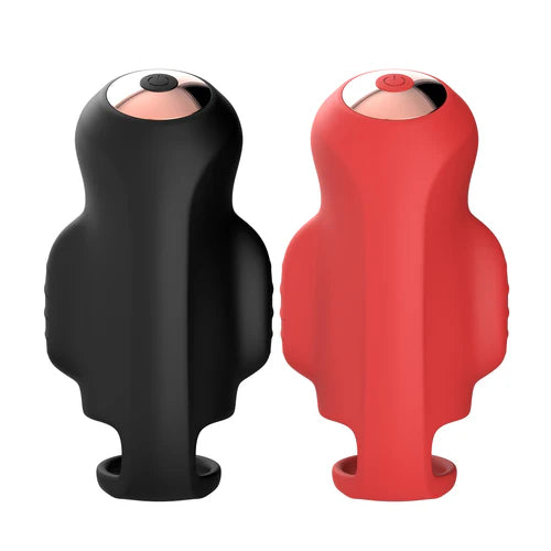 9-mode penis head vibrator tongue licking wearable balls