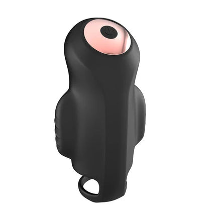 9-mode penis head vibrator tongue licking wearable balls