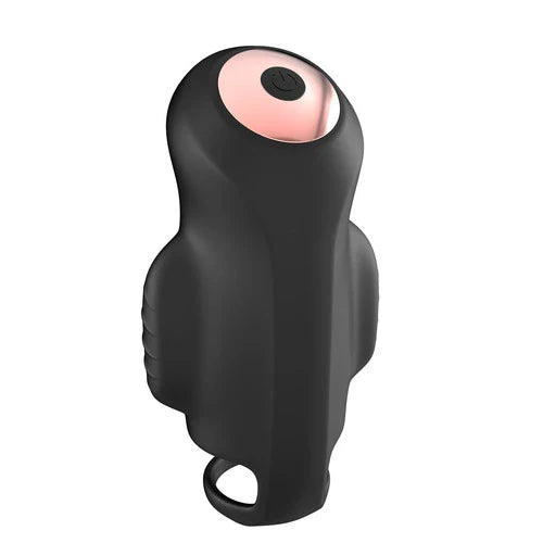 9-mode penis head vibrator tongue licking wearable balls