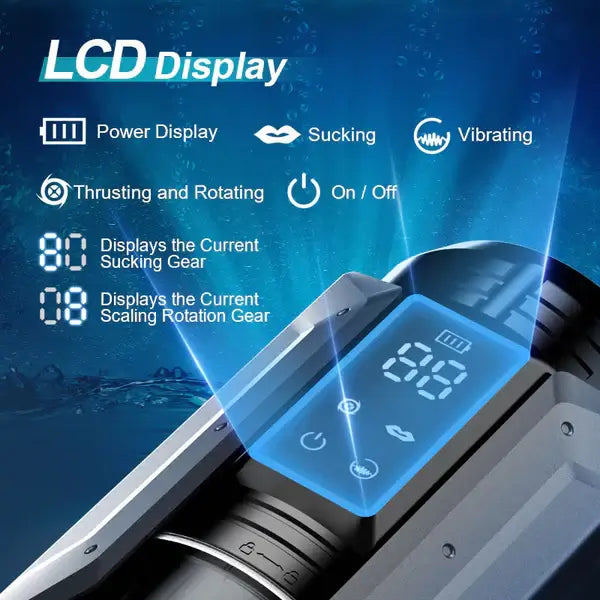 Deep-Throat Stroker – 7 Suck, Vibe & Thrust Modes with Licking Sleeve