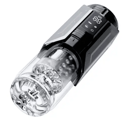 Deep-Throat Stroker – 7 Suck, Vibe & Thrust Modes with Licking Sleeve