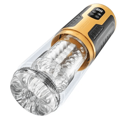 Thrusting Rotating Stroker Lifelike Ride 360 Wrap Pleasure Instant Climax