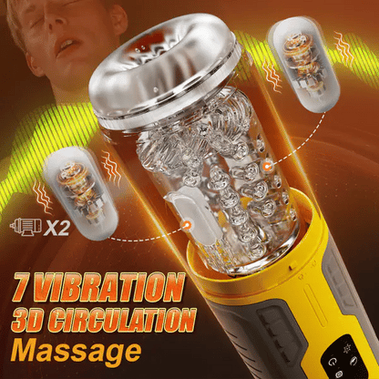 Thrusting Rotating Stroker Lifelike Ride 360 Wrap Pleasure Instant Climax