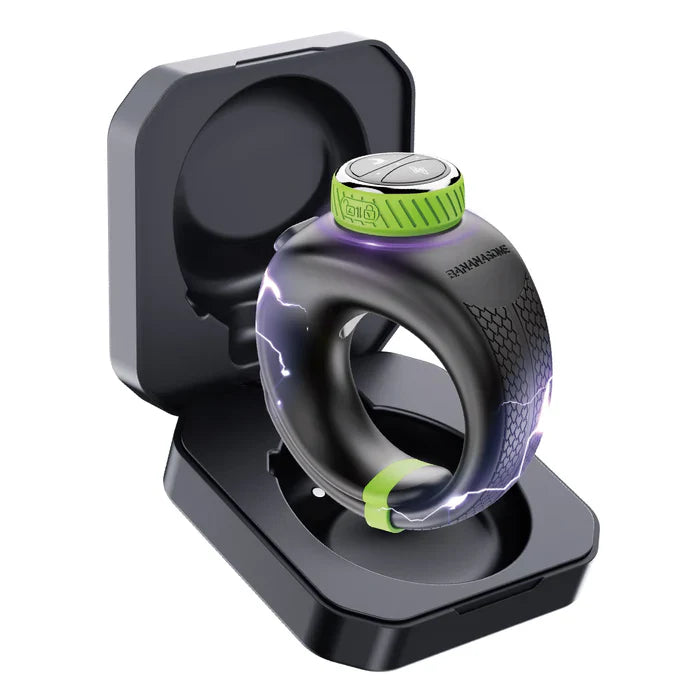 2025 Most Popular Adjustable Vibrating Cock Ring with App Connectivity